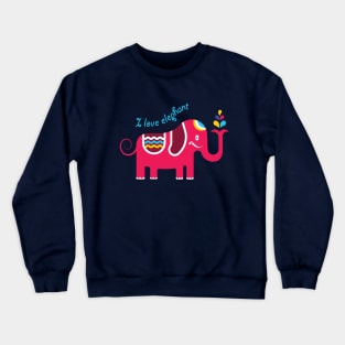 cute elephant Crewneck Sweatshirt